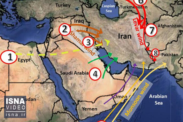 ویدیو از / اطراف ایران با میلیون ها هکتار کانون گرد و غبار ویدیو از / اطراف ایران با میلیون ها هکتار کانون گرد و غبار